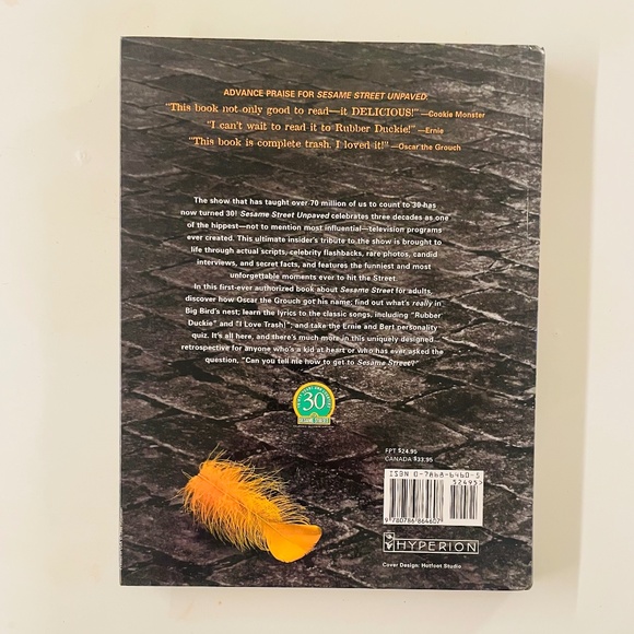 VINTAGE 'Sesame Street Unpaved' Book 30th Anniversary - Picture 2 of 9